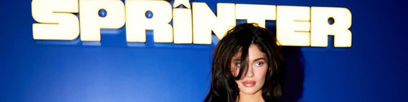 Kylie Jenner promote her new brand ‘Sprinter’